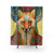 Tribal Fox Shower Curtain Design
