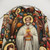 Christian Shower Curtain with Saints and Religious Imagery
