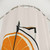 Vintage Graphic Shower Curtains featuring bicycle and fruit design