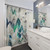 Mountain Watercolor Shower Curtain