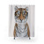 Clever Tiger Shower Curtain with Playful Stripes