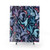 Dark Turquoise and Purple Dragon Fire Shower Curtain