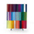 Striped shower curtains with vibrant color palette