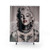 Vintage Tattooed Wings Shower Curtains featuring Marilyn Monroe art