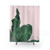 Tropical Banana Leaf Design Shower Curtains