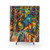 Afremov Shower Curtain with Vibrant Nature Scene