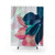 Colorful Botanical Leaf Pattern Shower Curtain