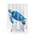 Sargasso Blue Sea Turtle Shower Curtain