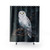 Snowy Owl Shower Curtains with Winter Scenery