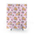 Pink guinea pig and strawberry pattern shower curtains