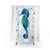 Watercolor Seahorse Shower Curtains
