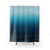 Blue ocean-inspired shower curtain