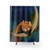 Red Panda Moon Shower Curtains