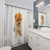Cute Boo Puppy Dog Shower Curtain
