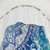 Blue Elephant Boho Shower Curtain
