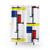 Mondrian Minimalist Modern Art Shower Curtains