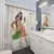 Hawaiian Pinup Shower Curtains