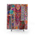 Retro Patchwork Pattern Design Shower Curtains