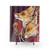 Red Fox Bloom Shower Curtains