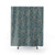 Skeleton Dance Blue Shower Curtains