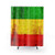 Vibrant Jamaican Colors Shower Curtain