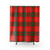 Tartan Shower Curtains with Scottish Plaid Pattern