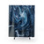 Gravity III Marble Swirl Shower Curtains