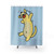 Playful Dog Shower Curtain