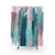 Abstract Forest Green and Pink Shower Curtain