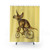 Tricycling Triceratops Shower Curtains