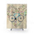 Bike Themed Shower Curtain