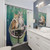 Colorful Owl and Pussycat Shower Curtain Design