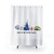 Disney-themed shower curtain featuring iconic Disney characters and landmarks