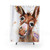 Cute Donkey Face Shower Curtain