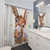 Cute Donkey Face Shower Curtain
