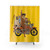 Fantastic Mr. Motorcycle Shower Curtains
