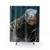 Crocodile Monitor Portrait Shower Curtain