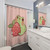 Frog with strawberry shower curtain