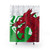 Welsh Dragon Shower Curtains - Vibrant Welsh Flag Design