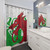 Welsh Dragon Shower Curtains - Vibrant Welsh Flag Design