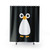 Cute Vector Penguin Shower Curtain