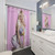 Sabrina Carpenter Floral Pink Shower Curtain
