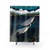 Bond VI Shower Curtains featuring a beautiful whale and calf design