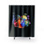 Turbo Shower Curtains with Retro Car Design