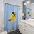 Cartoon Yellowthroat Bird Shower Curtain