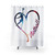 Galaxy Netball Heart Shower Curtains