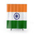 Indian Flag Shower Curtain - Patriotic Bathroom Decor
