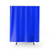 Vibrant electric blue shower curtain