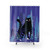 The Ferns (Black Cat Version) Shower Curtains