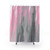 Demigirl Pride Shower Curtains with Vertical Stripes